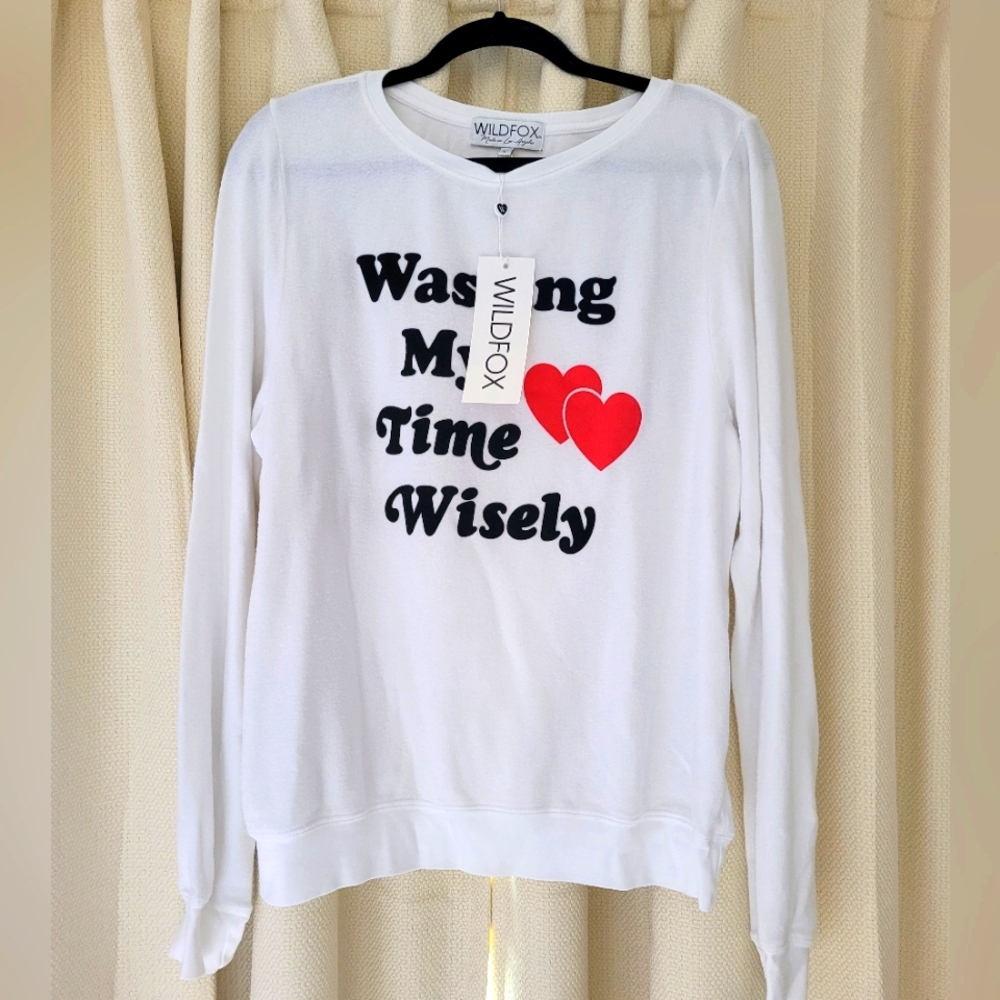 Wildfox lightweight sweatshirt NWT
